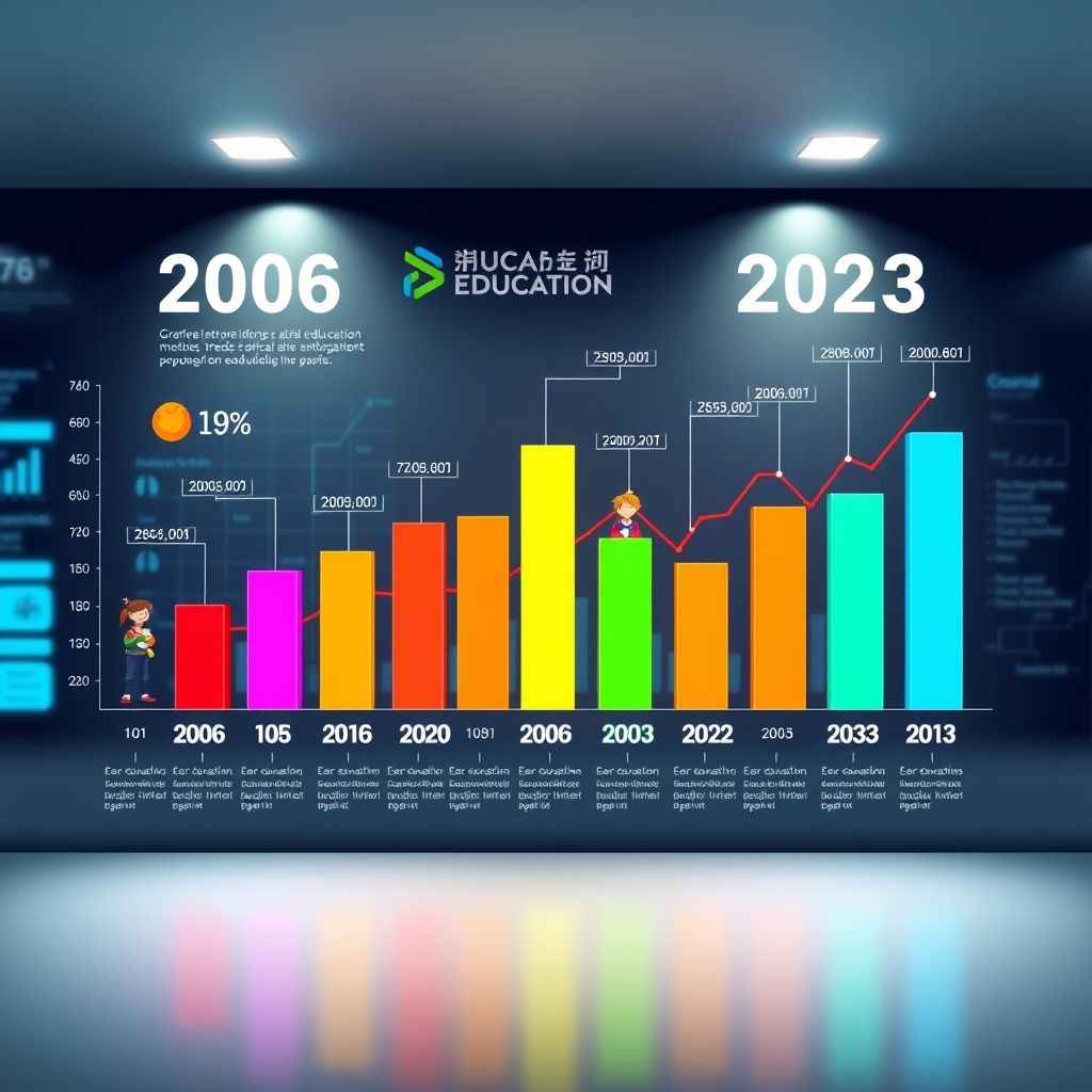 แนวโน้มการศึกษาในปี 2023 เทียบ 2006